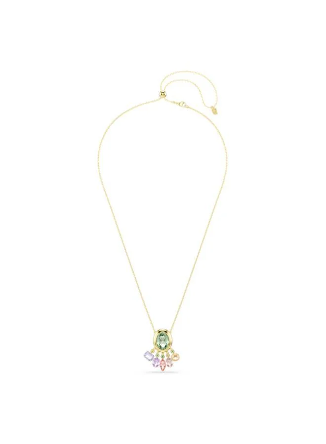 سواروفسكي قلادة متدلية مطلية بالذهب جيما